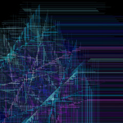 Abstract movement lines, futuristic concept digital background, vector illustration