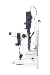 oculare of medical equipment of ophthalmologist