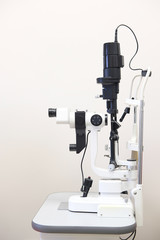 oculare of medical equipment of ophthalmologist