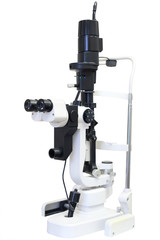 oculare of medical equipment of ophthalmologist