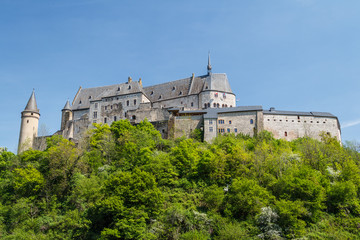 Fototapeta na wymiar Medieval castle in Vianden, Luxembourg