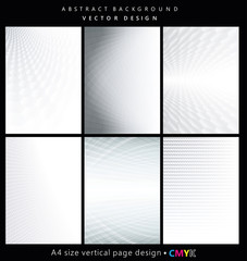 Abstract geometric backgrounds set, brochure & flyer designs, cover templates.