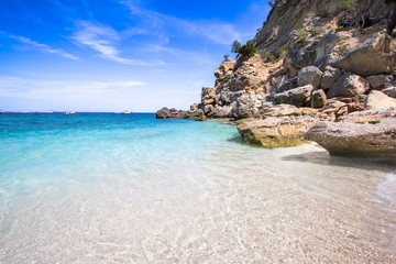 Cala Mariolu beach on the Sardinia island, Italy