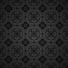 Vector damask seamless pattern background. Classical luxury old fashioned damask ornament, royal victorian seamless texture for wallpapers, textile, wrapping. Exquisite floral baroque template.