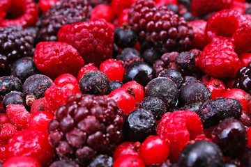 Mixed berries. 
