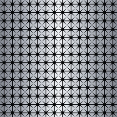 Seamless decorative star pattern in gold and black