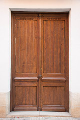 Background and decor elements of the Spanish town of Orihuela, 2017