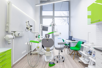 White dental office interior