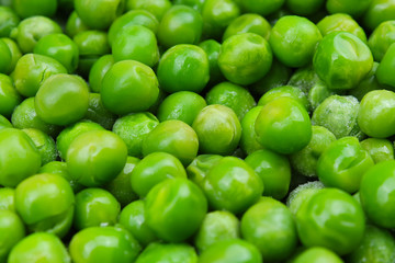 Green pea peas texture pattern background.