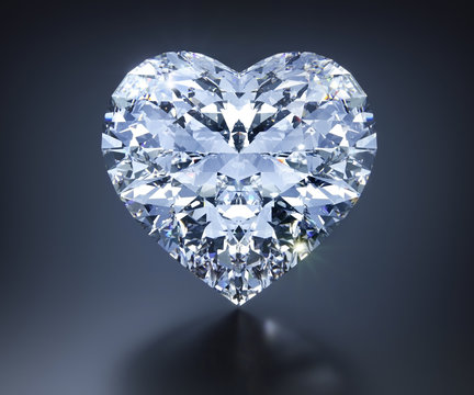 Diamant in Herzform
