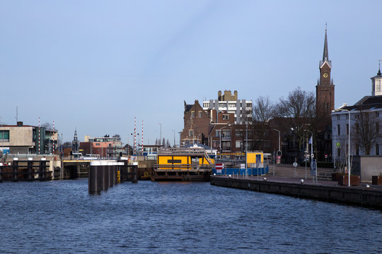 Zaandam, Olanda, edifici sull'acqua
