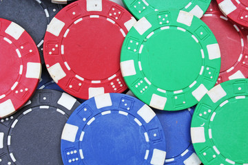 Poker tokens casino chips