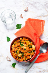 Sweet potato chicken skillet