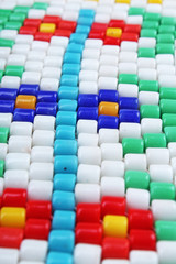 Fototapeta premium Retro vintage beads.