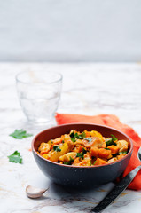 Sweet potato chicken skillet