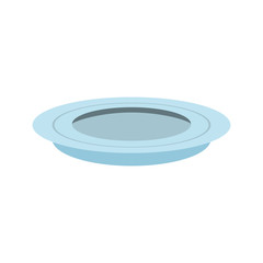 dish plate utensil kitchen vector illustration eps 10