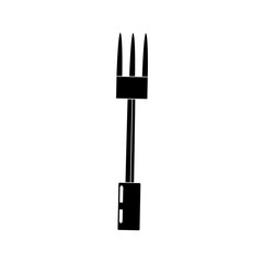 fork utensil picnic image vector illustration eps 10