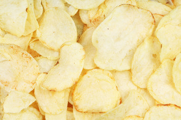 Chips as background pattern texture.
