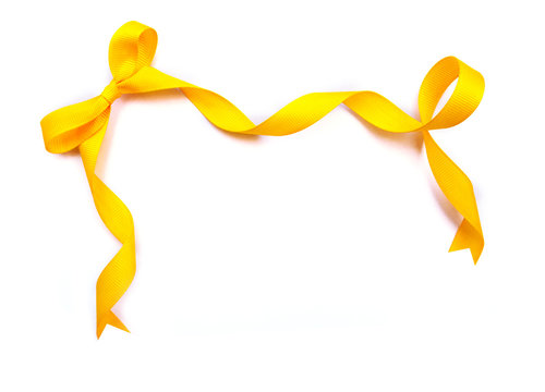 Yellow Ribbon With Bow