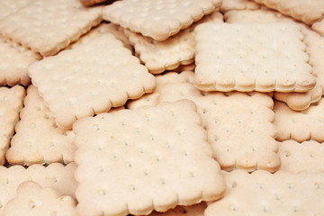 Biscuit pattern texture as background.