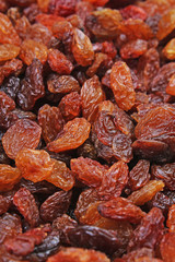 Raisins. Raisin from grape.