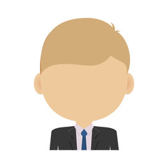 boy cartoon icon over white background. colorful design. first communion concept. vector illustration