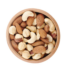 Different varieties of nuts