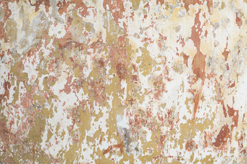 Wall texture with rustic paint stains