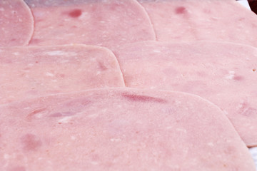 Pink ham pig meat