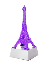 Fototapeta na wymiar Paris Eiffel tower, French symbol. Tourism souvenir from Paris.