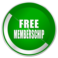 Free membership web icon.