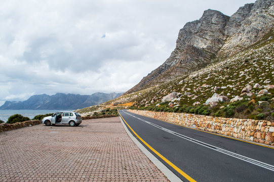 Coastal Road and Cliffs, Garden Route, Western Cape, South Africa