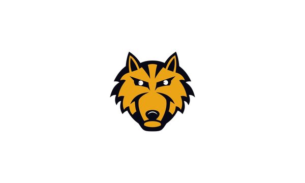 Wolf Head Logo Template 
