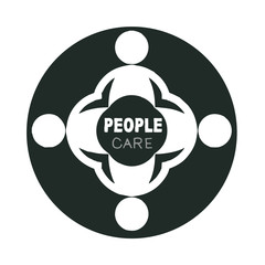 Social Team Work, People Care 