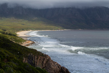 Cliffs and Beaches along a Coastal Road, Garden Route, Western Cape, South Africa