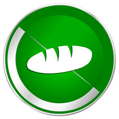 Bread green icon.