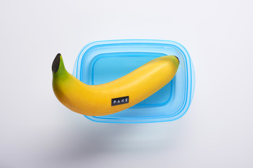 Fake Plastic Fruit and Vegetables: Banana
