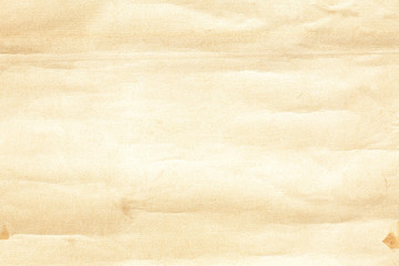 Yellow crumpled paper texture