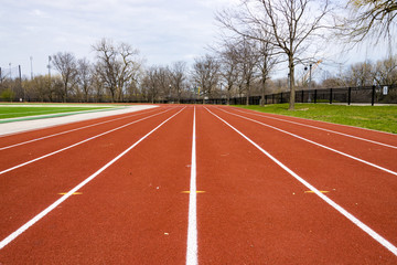 Oval Running Track