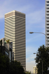 urban landscape Singapore Asia financial district modern design office building business skyscraper