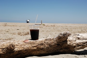 Fototapeta premium 真夏のアイスコーヒー.
