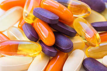 Vitamins and Healthy Supplements.