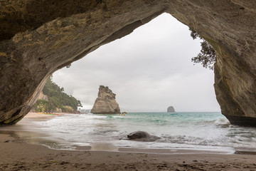 Cathedral Cove in Neuseeland