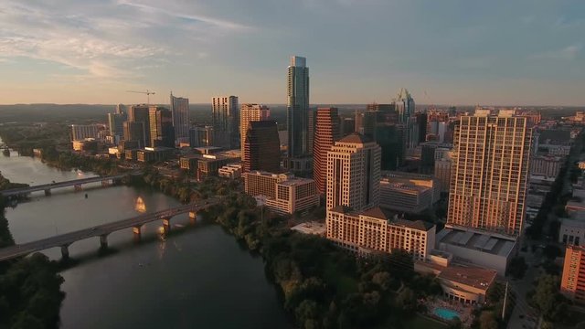 Aerial Texas Austin September 2016 4K
