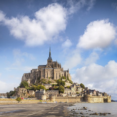 Fototapeta na wymiar Mont St Michel Normandy France