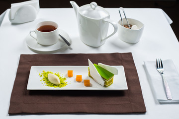 pistachio sweet dessert green jelly