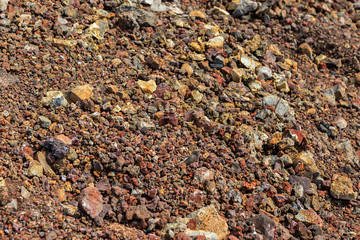 Frozen volcanic emissions of North Breakthrough Great Tolbachik Fissure Eruption 1975