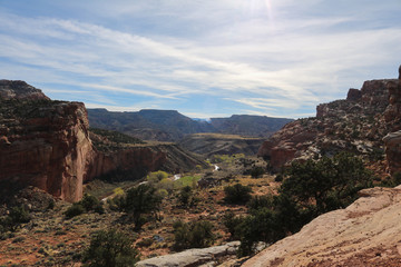 Landscape in Capitol Reef National Park, Utah