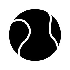 tennis ball icon image vector illustration design 