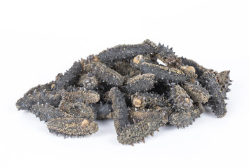 Dried sea cucumber from China.